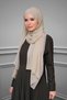 Beige Practical Ready-made Interlocking Bone Shawl Chiffon Self-Sewn Bonnet Stone Handmade Embroidered 1450_12