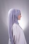 Gray Back Tie Shawl Chiffon Cross Three-Band 1457_15 - 2