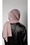 Dried Rose Practical Ready-made Hijab Shawl Knitted Fabric Stoned Flower Pattern 2118C_18 - 4