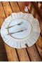 Lisbon Linen Round Ruffles 2 Pcs Vintage American Service Cream 40X40 - 3