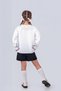 Girl's School Shirt with Tulle Collar 5-8 Years Old - 3