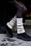Genifer Women's Black Real Suede Thick Sole Boots with Fur Inside - 5