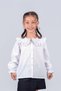 Girl's School Shirt with Scallop Collar 9-12 Years Old