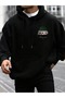 Universe Winter Sweatshirt Syria Flag Printed Oversize Thick Hooded Hoodie - 2