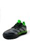 Neymar Orthopedic Boys Black/Green Astroturf Field Shoes - 3