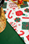 New Year's Decorative Runner - 40X140 Cm, Stain-Proof Fabric - 6