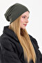 Khaki Thermal 100% Cotton Soft 2 Style in 1 Beret Premium Cuts Series - 4