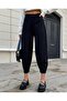 New Season Women's Crepe Fabric Stylish and Comfortable Balloon Pants - Plus Size Option - 3