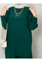 New Season Self-Plissee Stylish Skirt Look Trousers Tunic Suit - 8