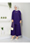 New Season Self-Plissee Stylish Skirt Look Trousers Tunic Suit - 5