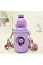 Double Layer Thermos with Straw - Hot and Cold Preservation, Flask Purple - 5