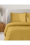 100% Cotton Akfil Duvet Cover Set Double 200X220 cm Mustard - 2