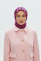 وشاح قطني ناعم (نمط مربع)