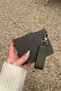 Velina Minimal Wallet with Keychain and Card Holder Detail - 5