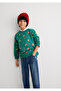 New Year's Cookies Printed Green Sweatshirt 6S10116-71876 - 3