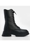 Flat Non-Slip Sole Boots Women's Boots Black - 5