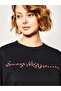 Signature Logo Relaxed Fit Women's Sweartshirt - 4