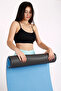10 mm Black Blue Double Sided Pilates Mat Yoga & Camping Mat - 5