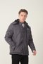 Water and Wind Proof Removable Hooded Men's Coat - 3