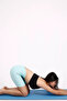 10 mm Black Blue Double Sided Pilates Mat Yoga & Camping Mat - 3