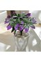 Artificial Flower White Diamond in a Pot Green-Purple Flora Vita "Flower of Life" - 4
