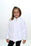 Hooded Zippered Plush Kids Coat - 2