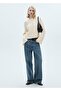 Knitted Patterned Flared Sleeve Sweater - 2