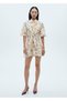 Floral Print Knot Detailed Dress - 2