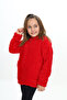 Hooded Zippered Plush Kids Coat - 4