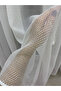 Brillant Pearl120 Ecru Colorful Honeycomb Pattern Glitter 1/2,5 Normal Medium Pleated Modern Tulle Curtain - 6