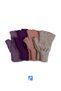 New Autumn and Winter, Solid Color Windproof Acrylic Cut Finger Gloves for Adult - 3