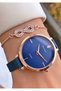 Brand Navy Blue Color Steel Thin Cord Women's Wrist Watch - Bracelet Gift - 3