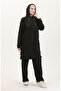 Astana Fabric Hooded Tunic Pants Double Set 0553-02 Khaki Green - 2