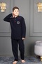 Boy Figured Polar Pajama Set - 2