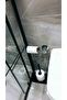 Solid Black Custom Design - Bathroom Paper Holder with Spool and Anti-Tipping No Shake