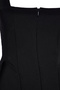 Black A-Line V-Neck Pocket Detail Woven Chic Dress TPRSS25EL00071 - 8