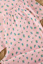 Pembe Pamuklu Çiçekli Fitilli Örme Pijama Takımı THMAW25PT00194 - 2