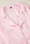 Açık Pembe Kurdele/Fiyonklu Viskon Dokuma Pijama Takımı THMAW21PT0936 - 8