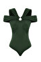 Haki Örme Aksesuarlı Body TPRSS25BD00004