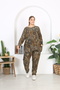 Licra Large Size Suit with Bottom Top Pattern - 6