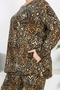 Licra Large Size Suit with Bottom Top Pattern - 4