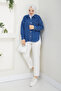 Women's Oversize Blue Denim Jeans Shirt Jacket - 5