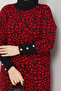 Women's Leopard Print Button Detailed Knitwear Sweater - 7