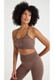 3-Piece Mink Seamless Finger-Loop Detailed, Zippered, Sports Jacket (Tights/Bra/Sports Jacket) - 5