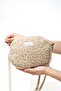 Women's Cream Plush Fur Mini Urban Cross Shoulder Bag - 2