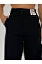 Women's Label Detailed Crepe Palazzo Trousers, Discriptions the Sizes. - 2