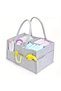 Gray Thick Felt Mother Baby Care Bag