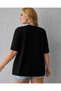 Unisex Stylish Comfortable Oversize Cotton Crew Neck T-Shirt with Special Design Code 48954 - 2