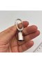 Bag Accessory 14 mm Silver Color Oval Ring Hook Sleeve 1 Piece - 2