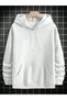 Men's White Child of God Printed 3 Thread Hooded Hoodie Sweatshirt - 3